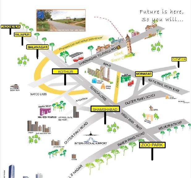 Clock Tower Colony - Locality