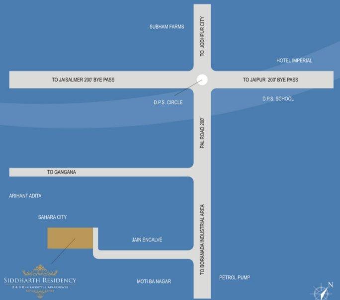 Vinod Siddharth Residency - Locality