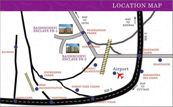 Baishnodevi Enclave Phase I - Locality