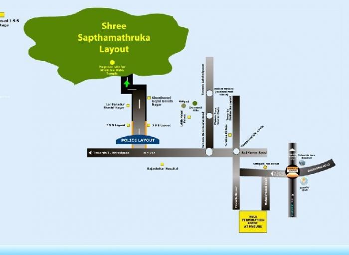 Shree Sapthamathruka Layout - Locality
