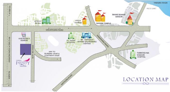 Ganpati Infinity Vrindavan - Locality