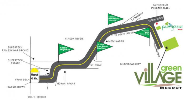 Supertech Green Village - Locality