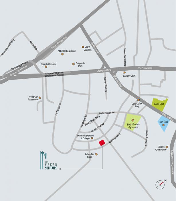 Niraj Devi Kakad Solitaire - Locality