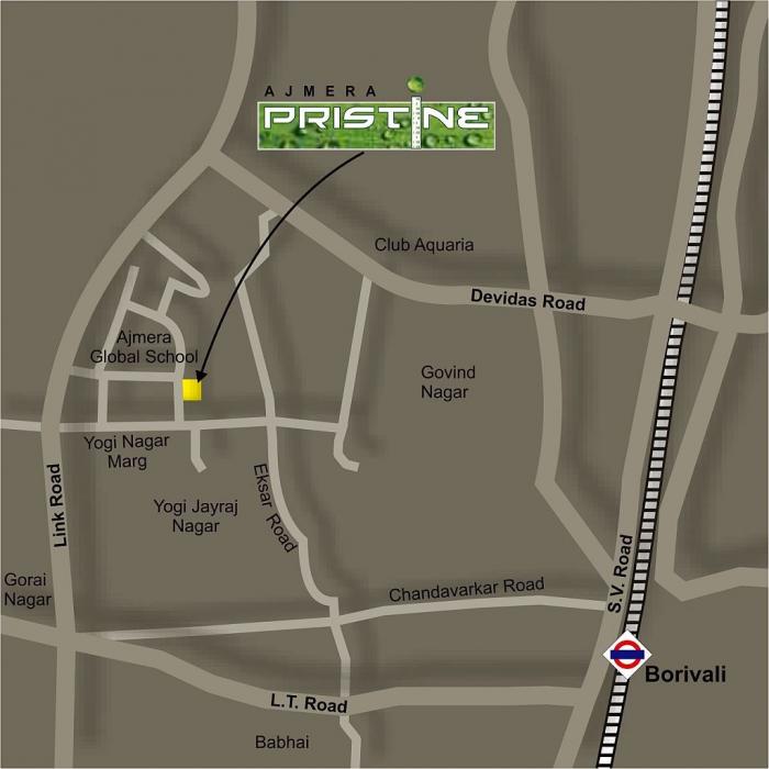 Ajmera Pristine - Locality