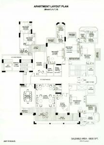 DLF The Aralias - Floor plan