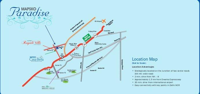 Mapsko Paradise - Locality