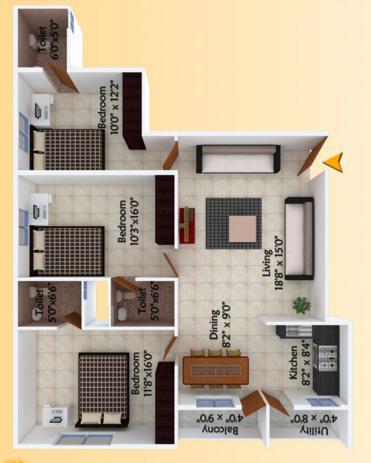 Mathapathi Visthaar - Floor Plan