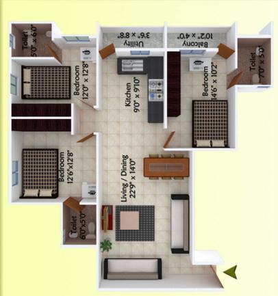 Mathapathi Visthaar - Floor Plan