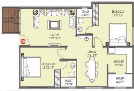 Aditya Palatial - Floor Plan