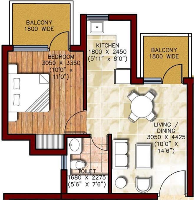 Geoworks 1000 Trees Select - Floor Plan