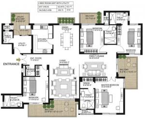 Alpha Gurgaon One - Floor plan