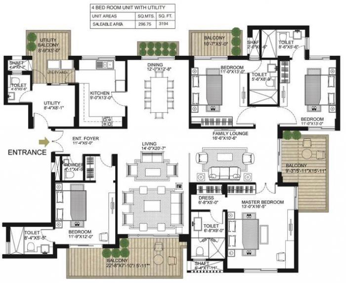 Alpha Gurgaon One - Floor Plan
