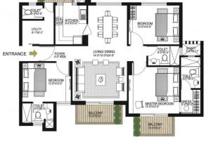 Alpha Gurgaon One - Floor plan
