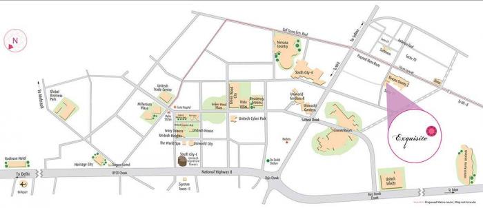 Unitech Exquisite - Locality