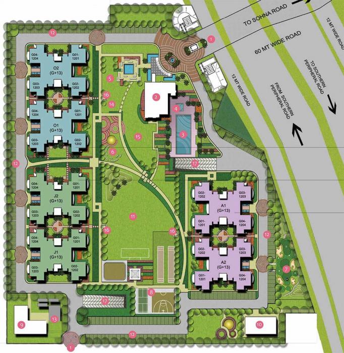 Unitech Exquisite - Master Plan