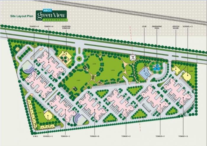NBCC Green View - Master Plan