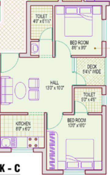 Mangalam Moonlight - Floor Plan