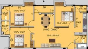 AKS Sunstone - Floor plan