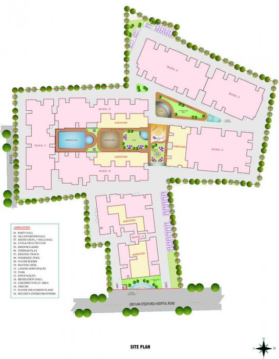 Mangalam Moonlight - Master Plan