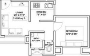 Squarefeet Grand Square - Floor plan