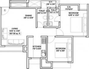 Squarefeet Grand Square - Floor plan