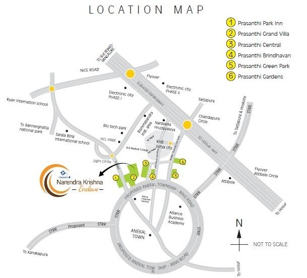 Prasanthi Narendra Krishna Enclave - Locality