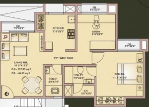 Squarefeet Green square - Floor plan