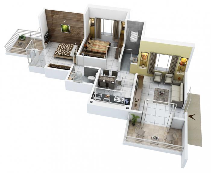 Ghorpade Crystal - Floor Plan