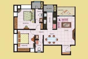 Regency Towers - Floor plan
