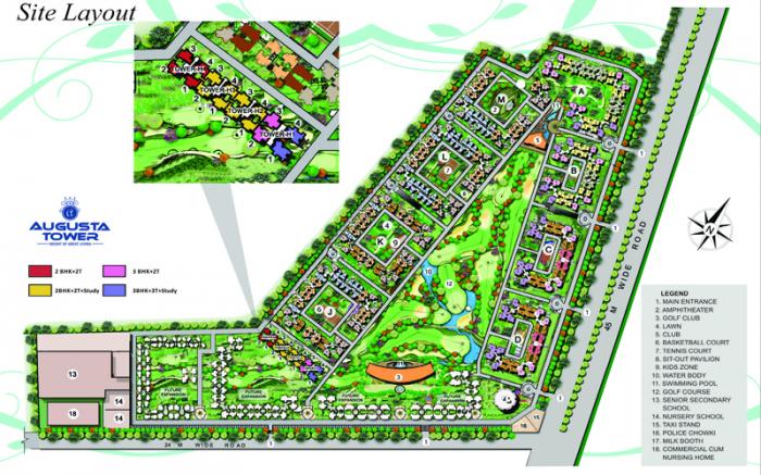 Amrapali Augusta Tower - Master Plan