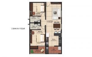 Aashrayaa Onyx - Floor plan