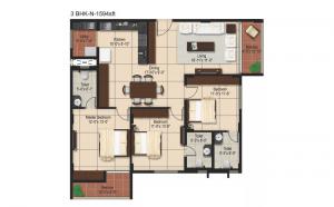 Aashrayaa Onyx - Floor plan