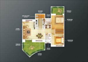 Atul Paradiso - Floor plan