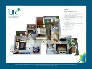 Pruthvi Royal - Floor plan