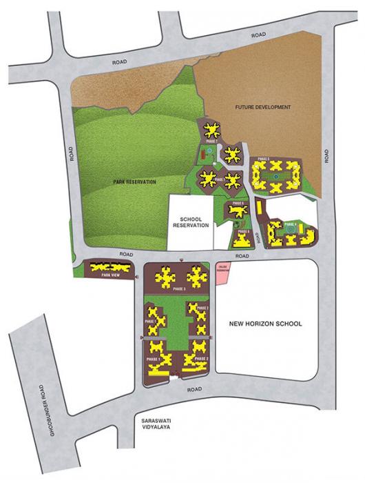 Raunak Unnathi Woods Phase III C1 - Master Plan