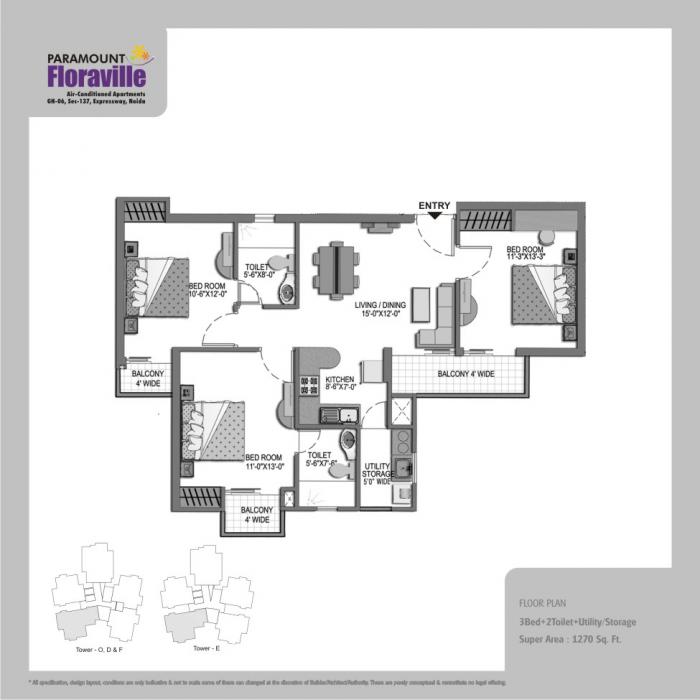 Paramount Floraville - Floor Plan