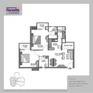Paramount Floraville - Floor plan
