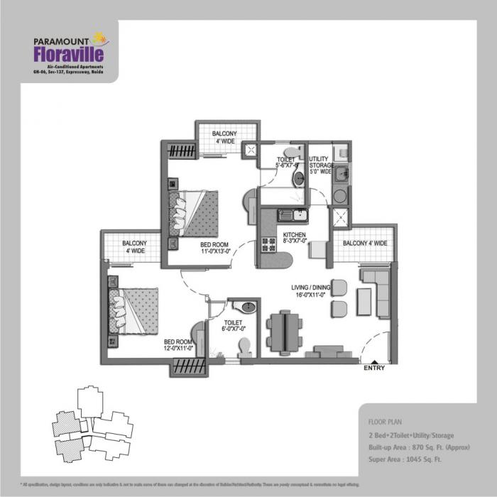 Paramount Floraville - Floor Plan