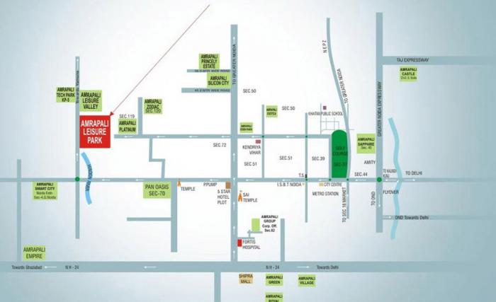 Amrapali Riverview - Locality