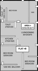 Sree Balaji Enclave - Floor plan