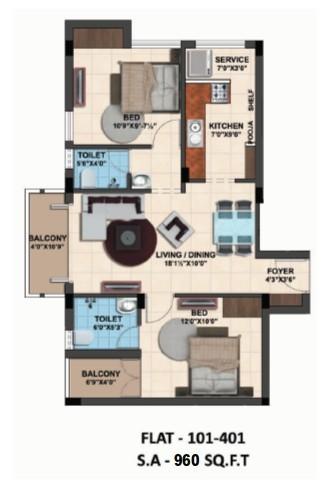 RS Elegance - Floor Plan