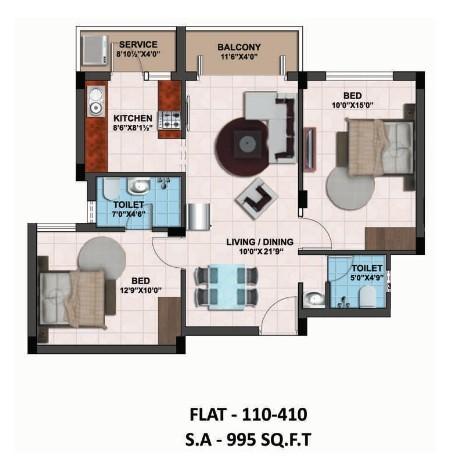 RS Elegance - Floor Plan
