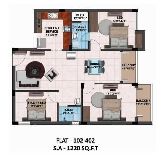 RS Elegance - Floor Plan