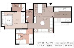 Terraform Everest Countryside Daffodil - Floor plan
