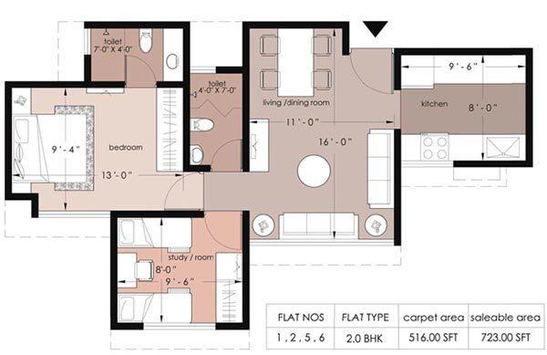 Terraform Everest Countryside Daffodil - Floor Plan