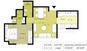 Terraform Everest Countryside Daffodil - Floor plan