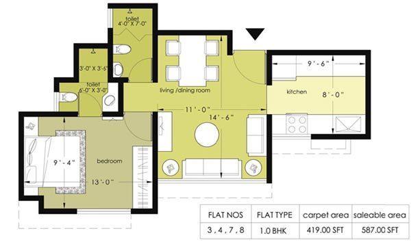 Terraform Everest Countryside Daffodil - Floor Plan