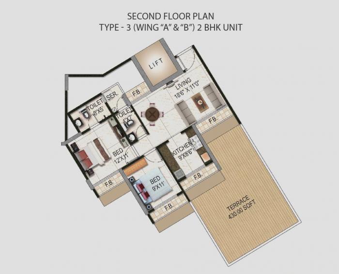 Dudhe Vitevari - Floor Plan