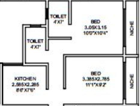 LabhBuildtech Rasayani Garden - Floor Plan