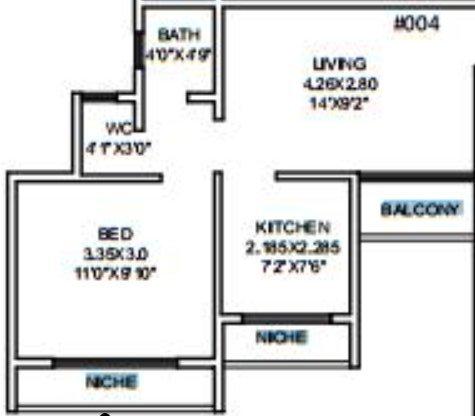 LabhBuildtech Rasayani Garden - Floor Plan